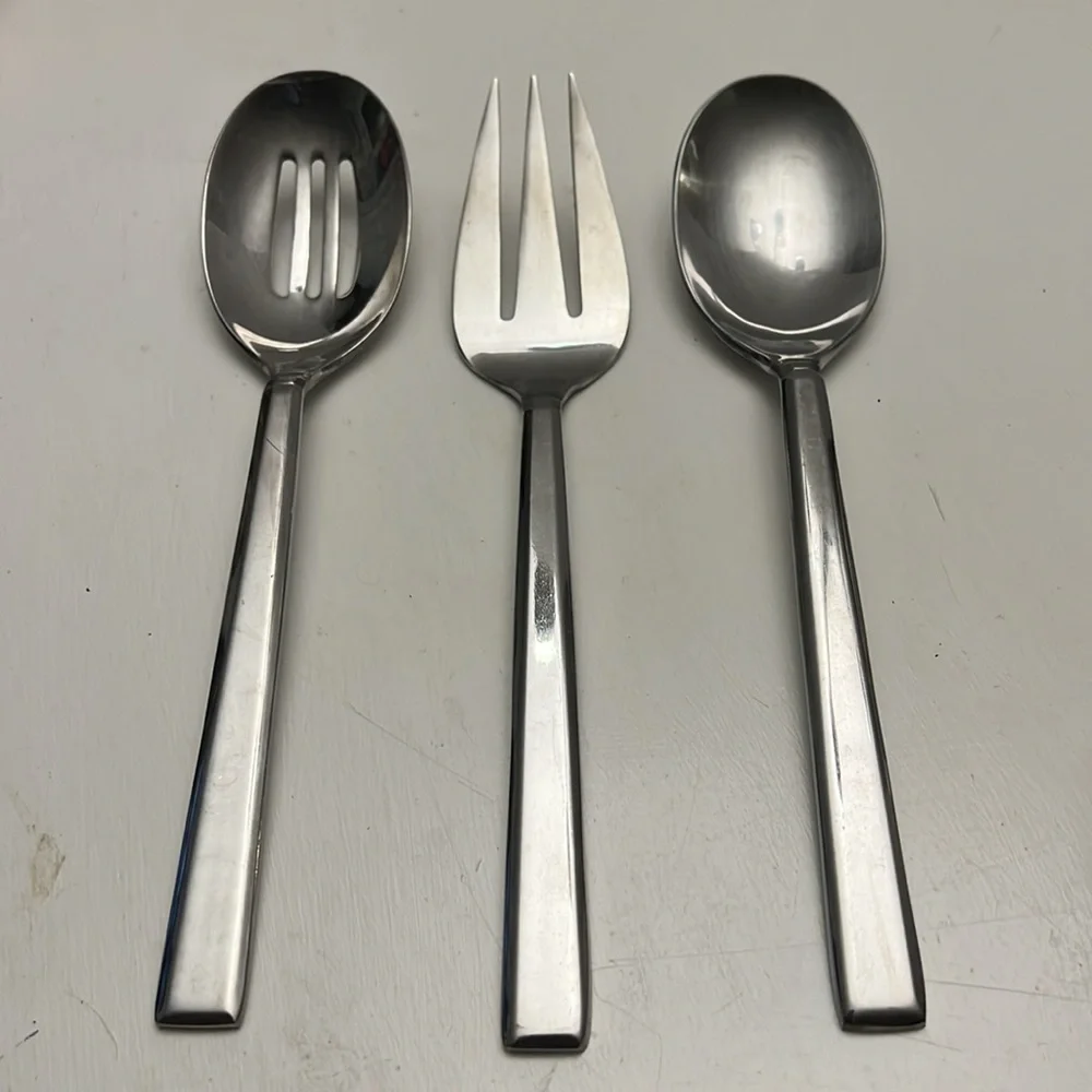 Reed Barton Addison Optima Everyday Stainless 3 Piece Serve utensils